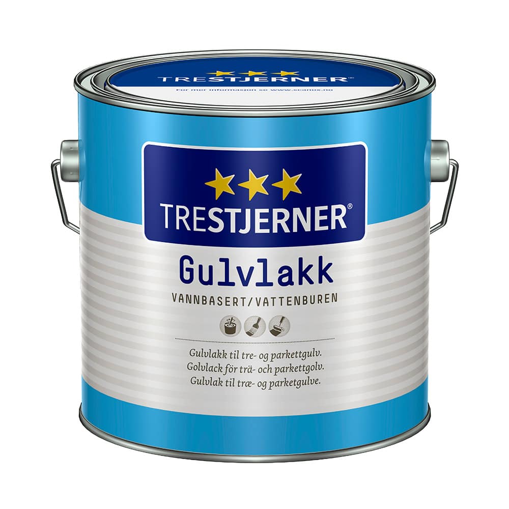 Trestjerner Gulvlak Silkemat